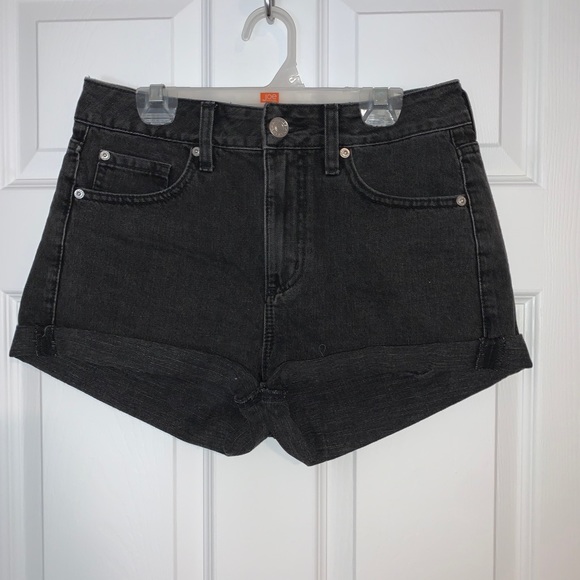 Garage Black Denim Shorts